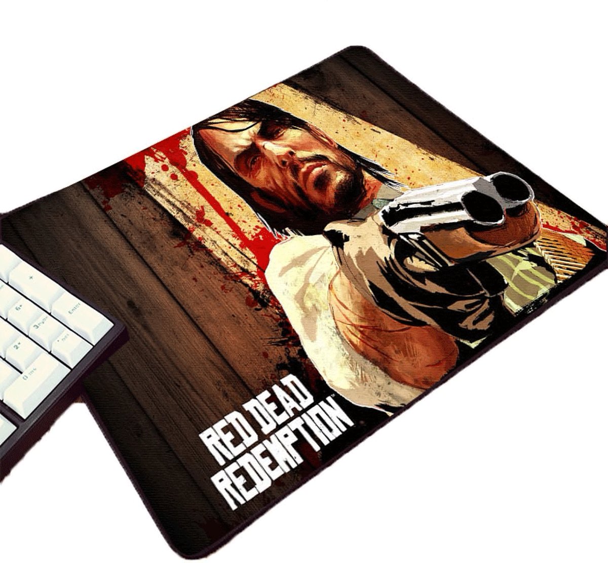 Muismat Red Dead Redemption II B| Muismat Rubber 18x22 cm